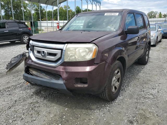 Photo 2 from auction – 2011 HONDA PILOT LX with VIN 5FNYF3H20BB053763