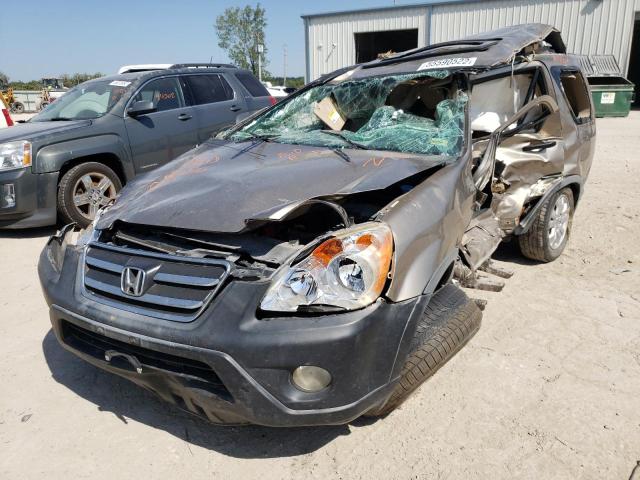 Photo 2 from auction – 2006 HONDA CR-V EX with VIN JHLRD78896C033300