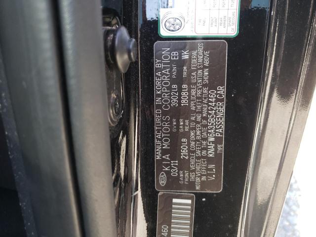 Photo 10 from auction – 2011 KIA FORTE SX with VIN KNAFW6A35B5424460