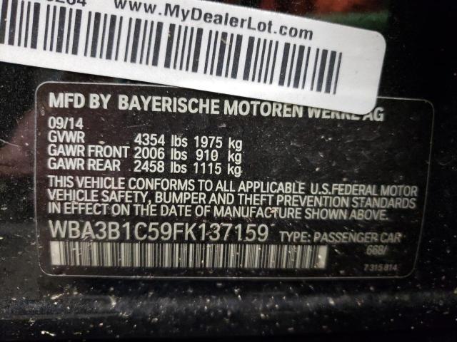 Photo 10 from auction – 2015 BMW 320 I with VIN WBA3B1C59FK137159
