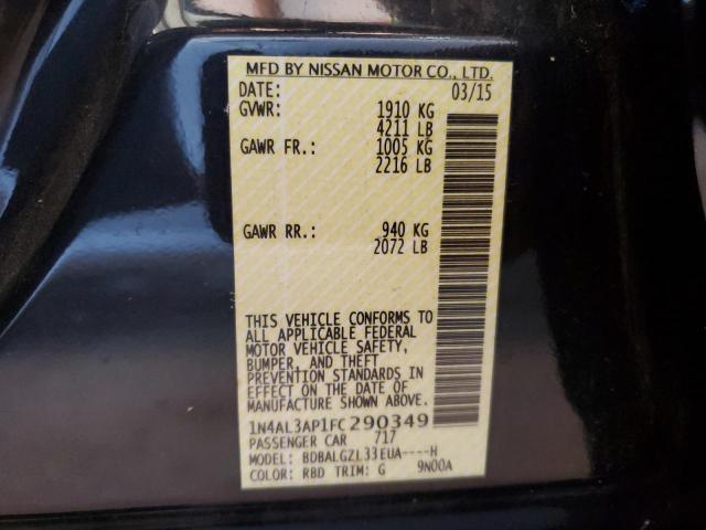 صورة رقم 10 من المزاد - 2015 NISSAN ALTIMA 2.5 مع VIN 1N4AL3AP1FC290349