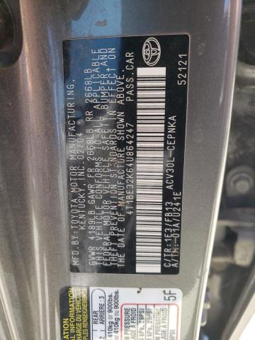 Photo 10 from auction – 2004 TOYOTA CAMRY LE with VIN 4T1BE32K64U864247