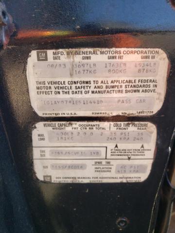 Photo 10 from auction – 1984 CHEVROLET CORVETTE with VIN 1G1AY0781E5114410