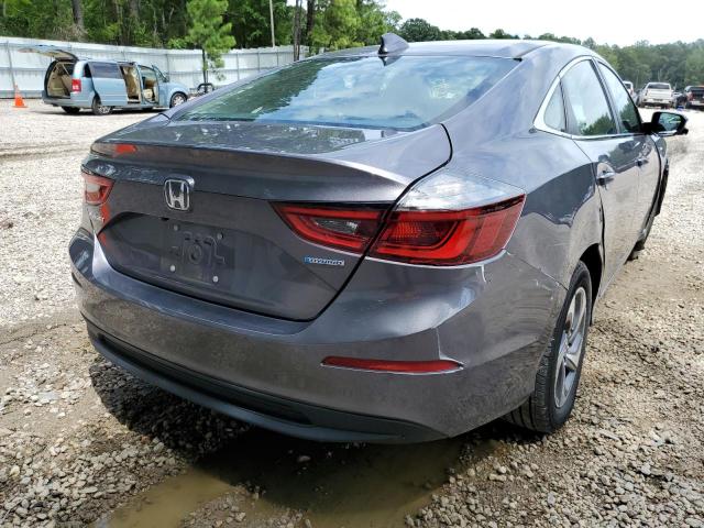 Photo 4 from auction – 2020 HONDA INSIGHT EX with VIN 19XZE4F55LE014748