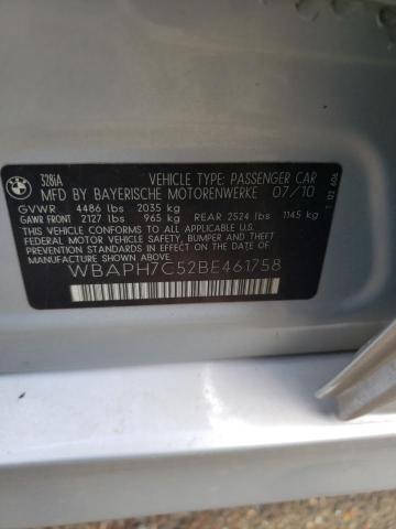 Photo 10 from auction – 2011 BMW 328 I with VIN WBAPH7C52BE461758