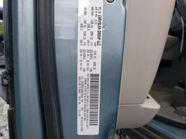 Photo 10 from auction – 2010 CHRYSLER TOWN & COU with VIN 2A4RR2D16AR374528