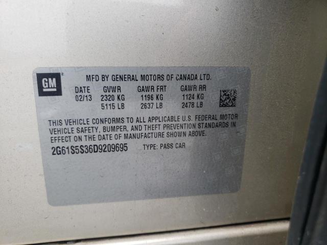 Photo 10 from auction – 2013 CADILLAC XTS PREMIU with VIN 2G61S5S36D9209695