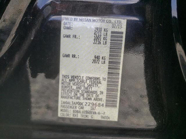 Photo 10 from auction – 2013 NISSAN ALTIMA 2.5 with VIN 1N4AL3AP0DC229684