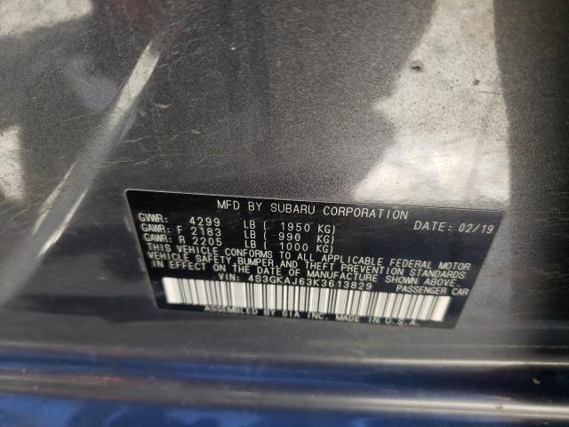 Photo 10 from auction – 2019 SUBARU IMPREZA SP with VIN 4S3GKAJ63K3613829