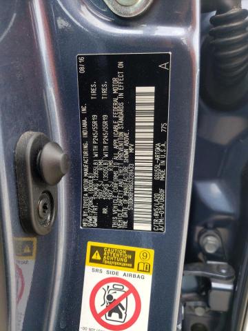 Photo 10 from auction – 2016 TOYOTA HIGHLANDER with VIN 5TDDKRFH8GS328433