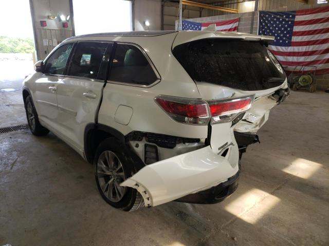 Photo 3 from auction – 2015 TOYOTA HIGHLANDER with VIN 5TDKKRFH8FS115326