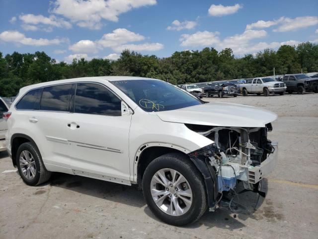 TOYOTA HIGHLANDER 2014 with VIN 5TDZKRFH8ES017751 - Photo from auction