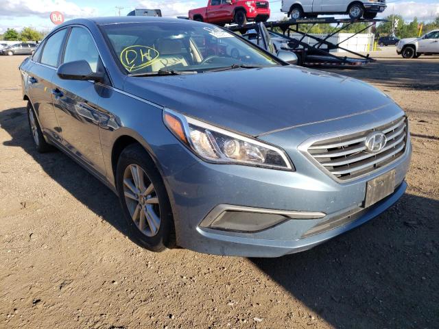HYUNDAI SONATA SE 2017 with VIN 5NPE24AF6HH523855 - Photo from auction