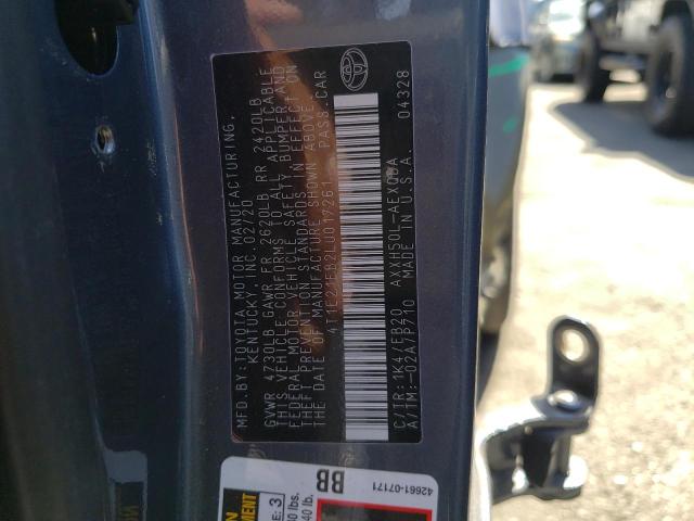 Photo 10 from auction – 2020 TOYOTA AVALON XSE with VIN 4T1E21FB2LU017261