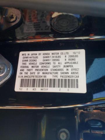 Photo 10 from auction – 2013 ACURA TSX SE with VIN JH4CU2F87DC004186