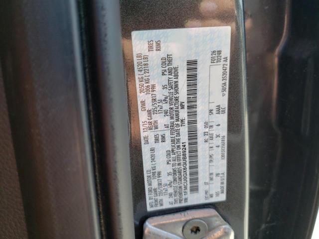 Photo 10 from auction – 2016 FORD ESCAPE SE with VIN 1FMCU0GX6GUB89241
