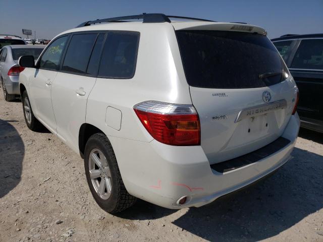 Photo 3 from auction – 2009 TOYOTA HIGHLANDER with VIN JTEDS41A492069216