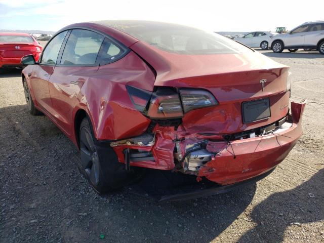 Photo 3 from auction – 2022 TESLA MODEL 3 with VIN 5YJ3E1EB4NF188531