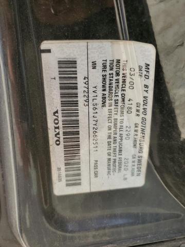 Photo 10 from auction – 2000 VOLVO S70 BASE with VIN YV1LS61J7Y2662511