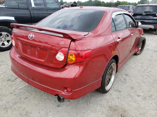 Photo 4 from auction – 2009 TOYOTA COROLLA BA with VIN 1NXBU40E49Z077245