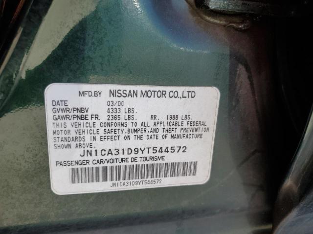 Photo 10 from auction – 2000 NISSAN MAXIMA with VIN JN1CA31D9YT544572