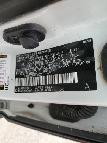 Photo 10 from auction – 2008 LEXUS GX 470 with VIN JTJBT20X980161352
