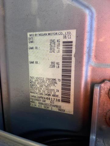 Photo 10 from auction – 2012 NISSAN ALTIMA BAS with VIN 1N4AL2AP9CN441738