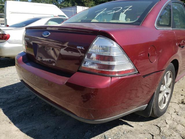 Photo 9 from auction – 2008 FORD TAURUS SEL with VIN 1FAHP24W98G143255