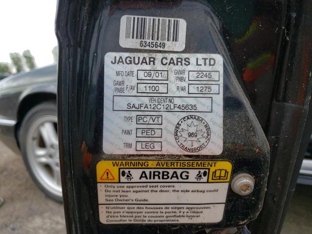 Photo 10 from auction – 2002 JAGUAR XJ SPORT with VIN SAJFA12C12LF45635