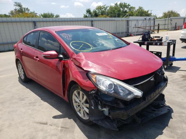 KIA FORTE LX 2015 with VIN KNAFX4A61F5366946 - Photo from auction
