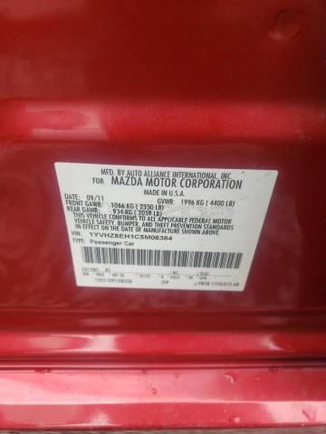Photo 10 from auction – 2012 MAZDA 6 I with VIN 1YVHZ8EH1C5M08384