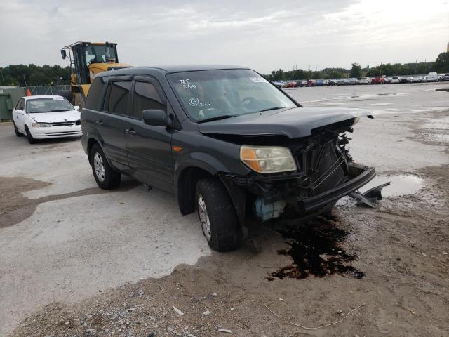 HONDA PILOT LX 2006 with VIN 5FNYF28136B031022 - Photo from auction