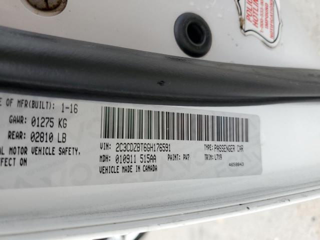 Photo 10 from auction – 2016 DODGE CHALLENGER with VIN 2C3CDZBT6GH176591