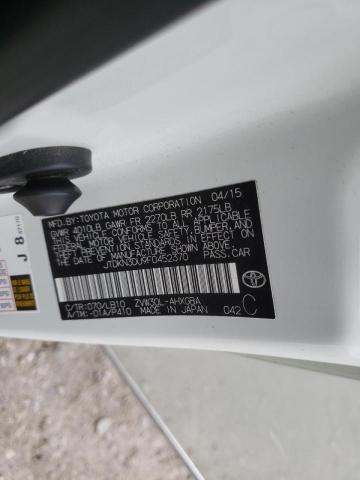 Photo 10 from auction – 2015 TOYOTA PRIUS with VIN JTDKN3DU9F0452370