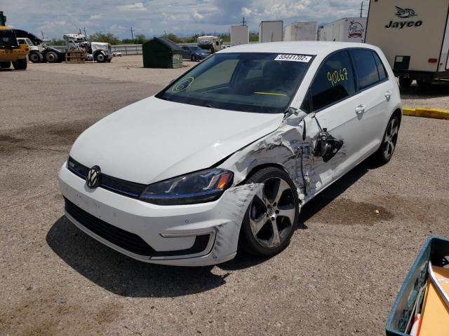 Photo 2 from auction – 2015 VOLKSWAGEN E-GOLF SEL with VIN WVWPP7AU8FW902079