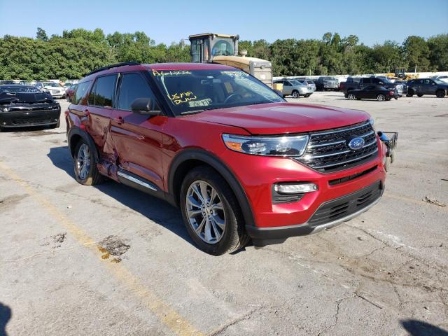 FORD EXPLORER X 2020 with VIN 1FMSK7DHXLGA61732 - Photo from auction