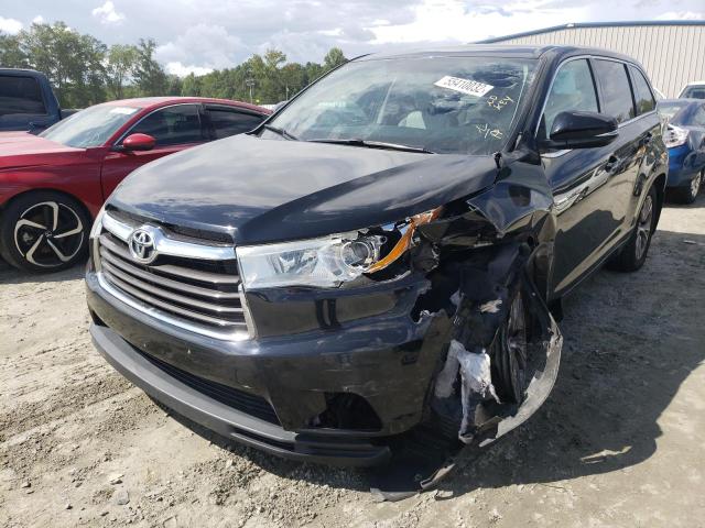 Photo 2 from auction – 2014 TOYOTA HIGHLANDER with VIN 5TDBKRFH4ES025332