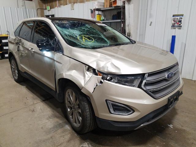 FORD EDGE TITAN 2017 with VIN 2FMPK4K90HBC69181 - Photo from auction