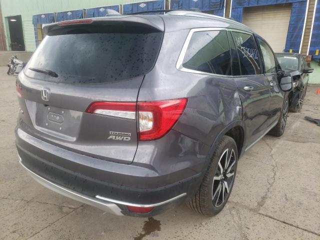 Photo 4 from auction – 2021 HONDA PILOT TOUR with VIN 5FNYF6H97MB055236