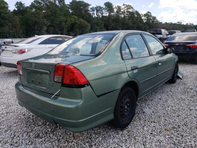 Photo 4 from auction – 2004 HONDA CIVIC DX with VIN 2HGES16464H569907