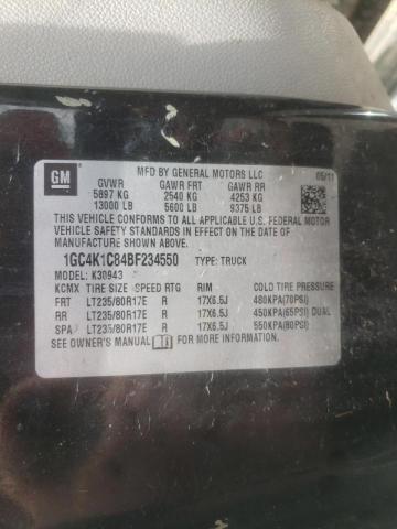 Photo 10 from auction – 2011 CHEVROLET SILVERADO with VIN 1GC4K1C84BF234550