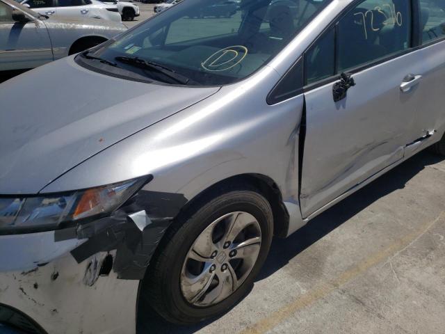 Photo 9 from auction – 2013 HONDA CIVIC LX with VIN 19XFB2F51DE041351