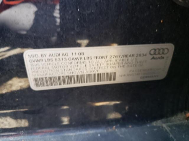 Photo 10 from auction – 2009 AUDI A6 PRESTIG with VIN WAUWG74F19N020610
