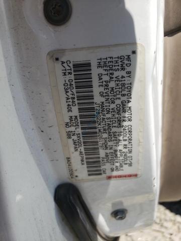 Photo 10 from auction – 1998 TOYOTA CAMRY with VIN JT2BG22K1W0261797