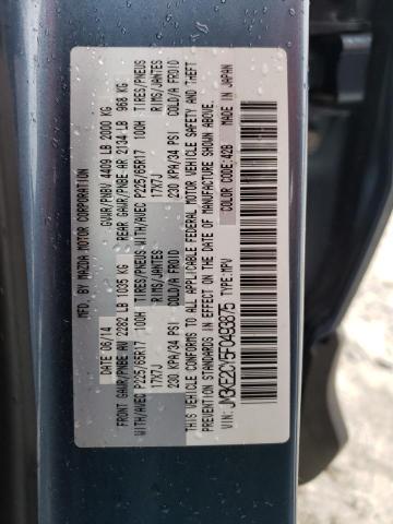 Photo 10 from auction – 2015 MAZDA CX-5 TOURI with VIN JM3KE2CY5F0493875