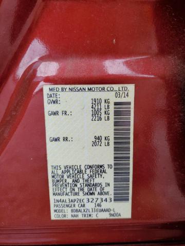 Photo 10 from auction – 2014 NISSAN ALTIMA 2.5 with VIN 1N4AL3AP2EC327343