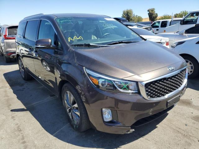KIA SEDONA EX 2015 with VIN KNDMC5C13F6079731 - Photo from auction