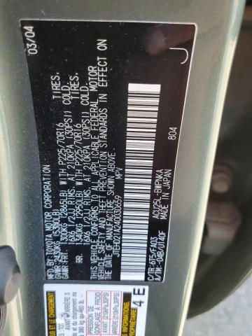 Photo 10 from auction – 2004 TOYOTA HIGHLANDER with VIN JTEHD21A240030659