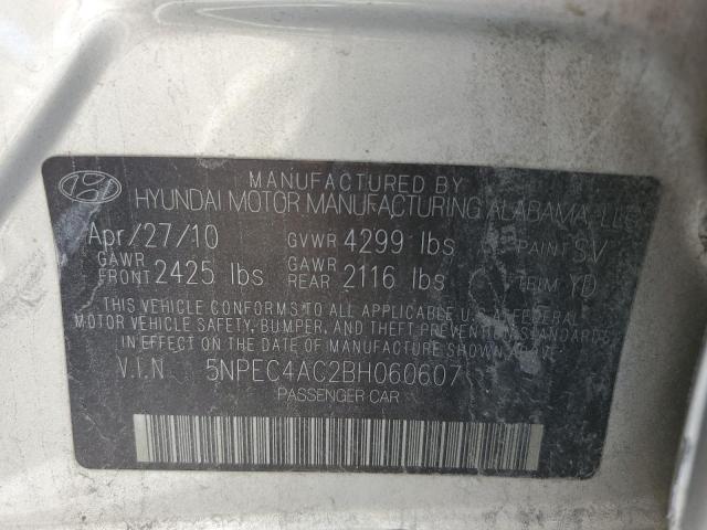 Photo 10 from auction – 2011 HYUNDAI SONATA SE with VIN 5NPEC4AC2BH060607