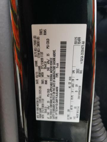 Photo 10 from auction – 2015 FORD F150 SUPER with VIN 1FTEW1EG8FFA53499